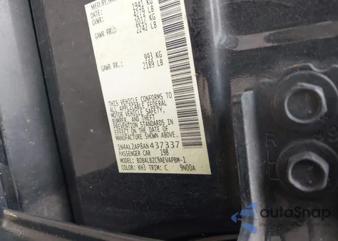 2010 Nissan Altima 2.5 S from USA, damaged, VIN 1N4AL2AP8AN437337